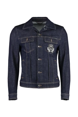 Denimjacka med vapensköld