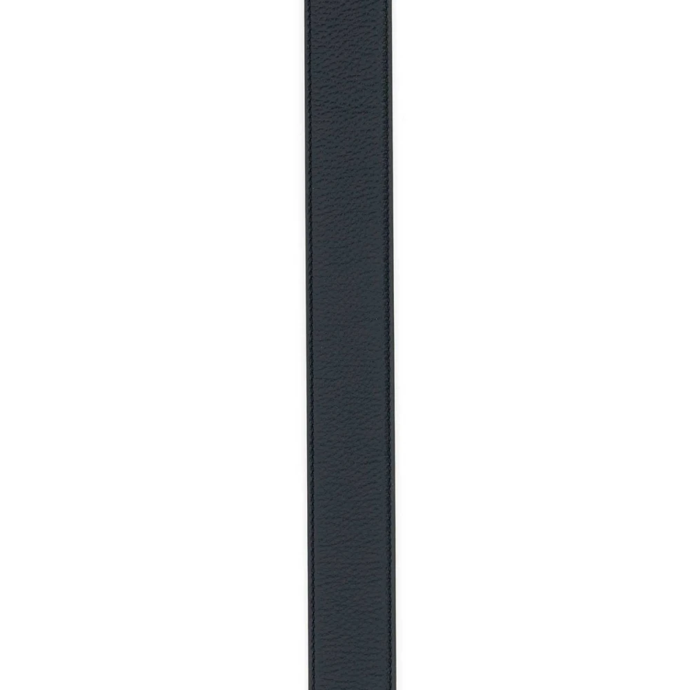 Tom Ford Midnight Blue Reversible Leren Riem Blue Heren