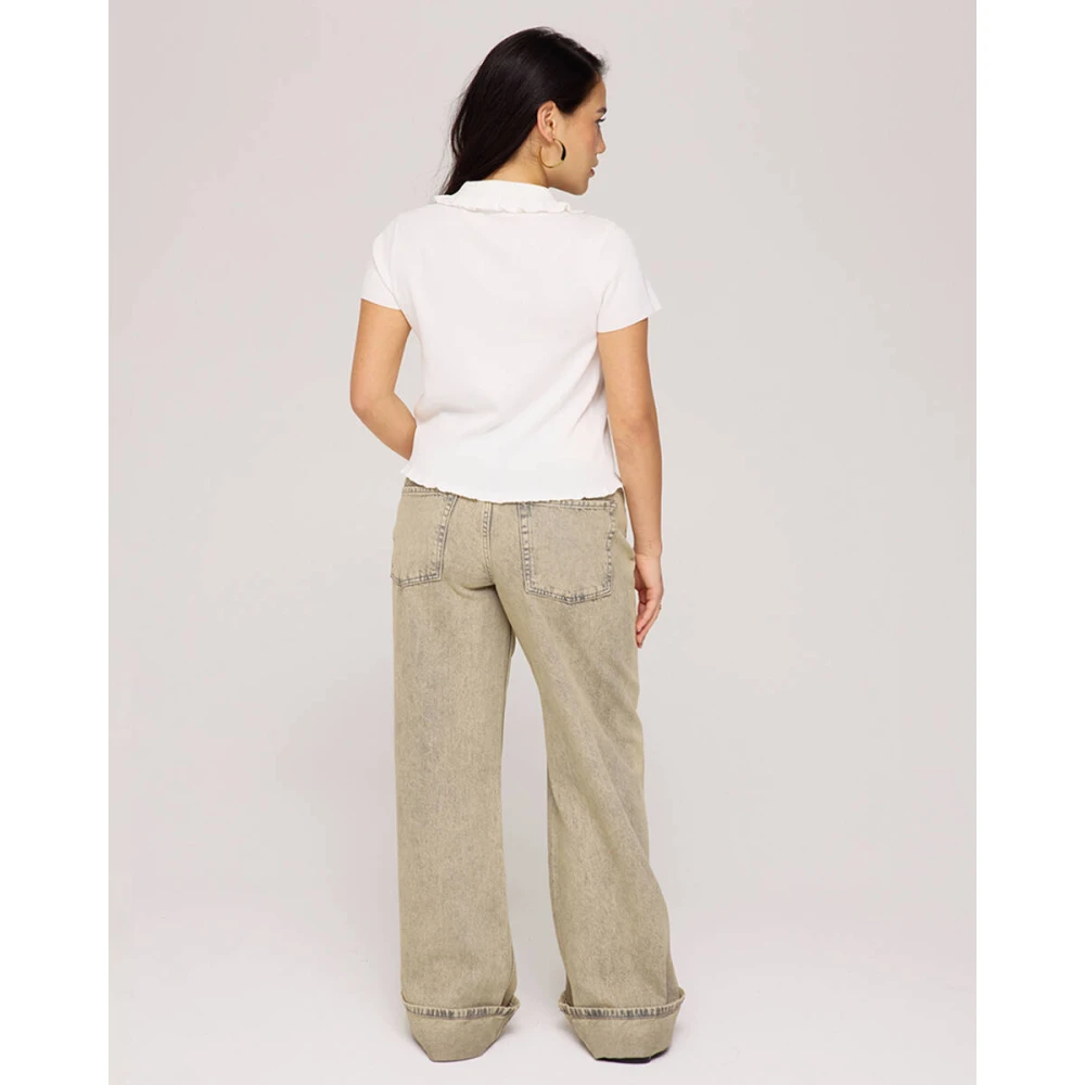 Harper & Yve Korte Mouw Top Semmy-Ss White Dames
