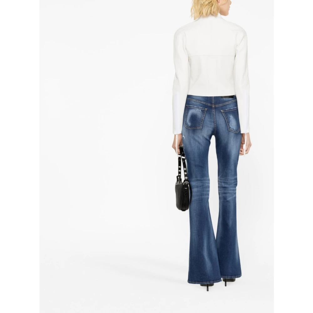 Dsquared2 Navy Blauwe Jeans voor Mannen Blue Dames