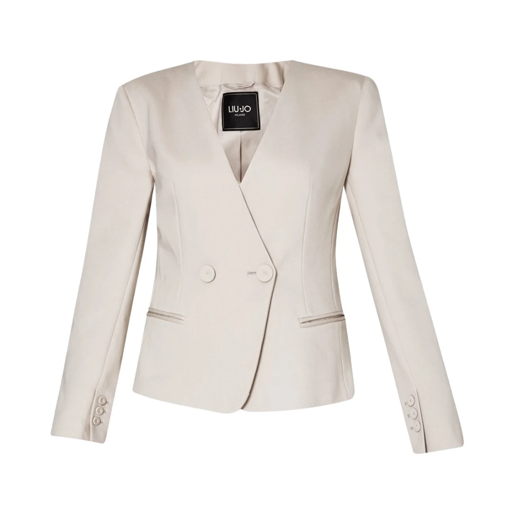 Liu Jo - Jackets > Blazers - Gray - Liu Jo - Modalova