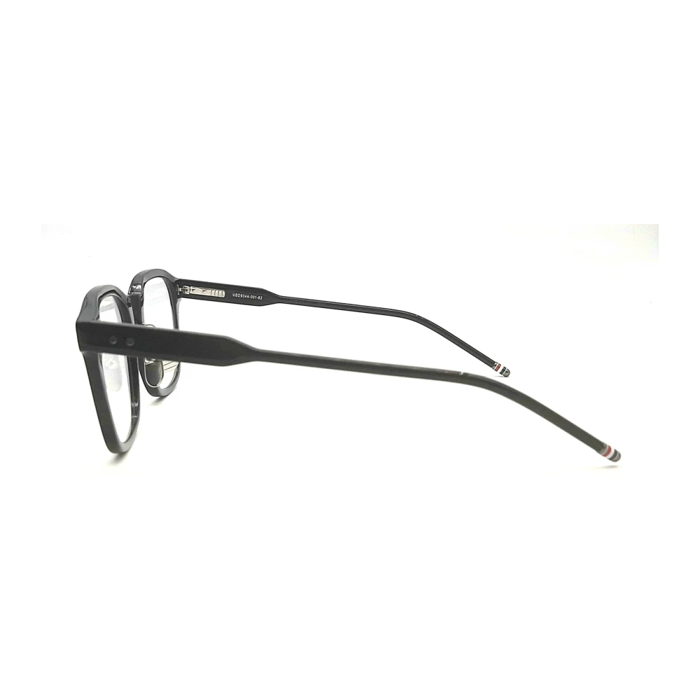 Thom Browne Zwarte Optische Monturen Stijlvol Modern Black Heren