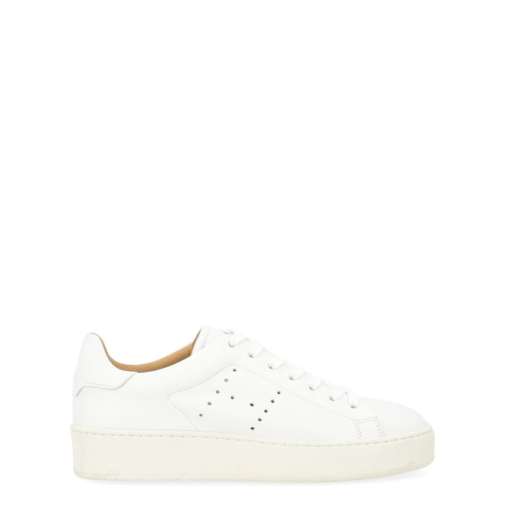 Hogan Snörad Stil Sneakers med Hål White, Dam