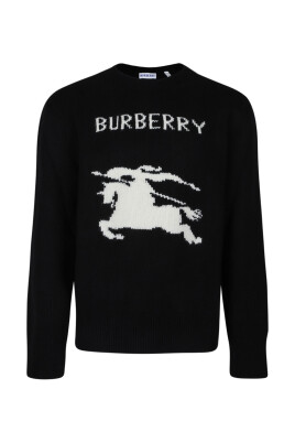 pull-noir-edk-avec-motif-equestrian-knight