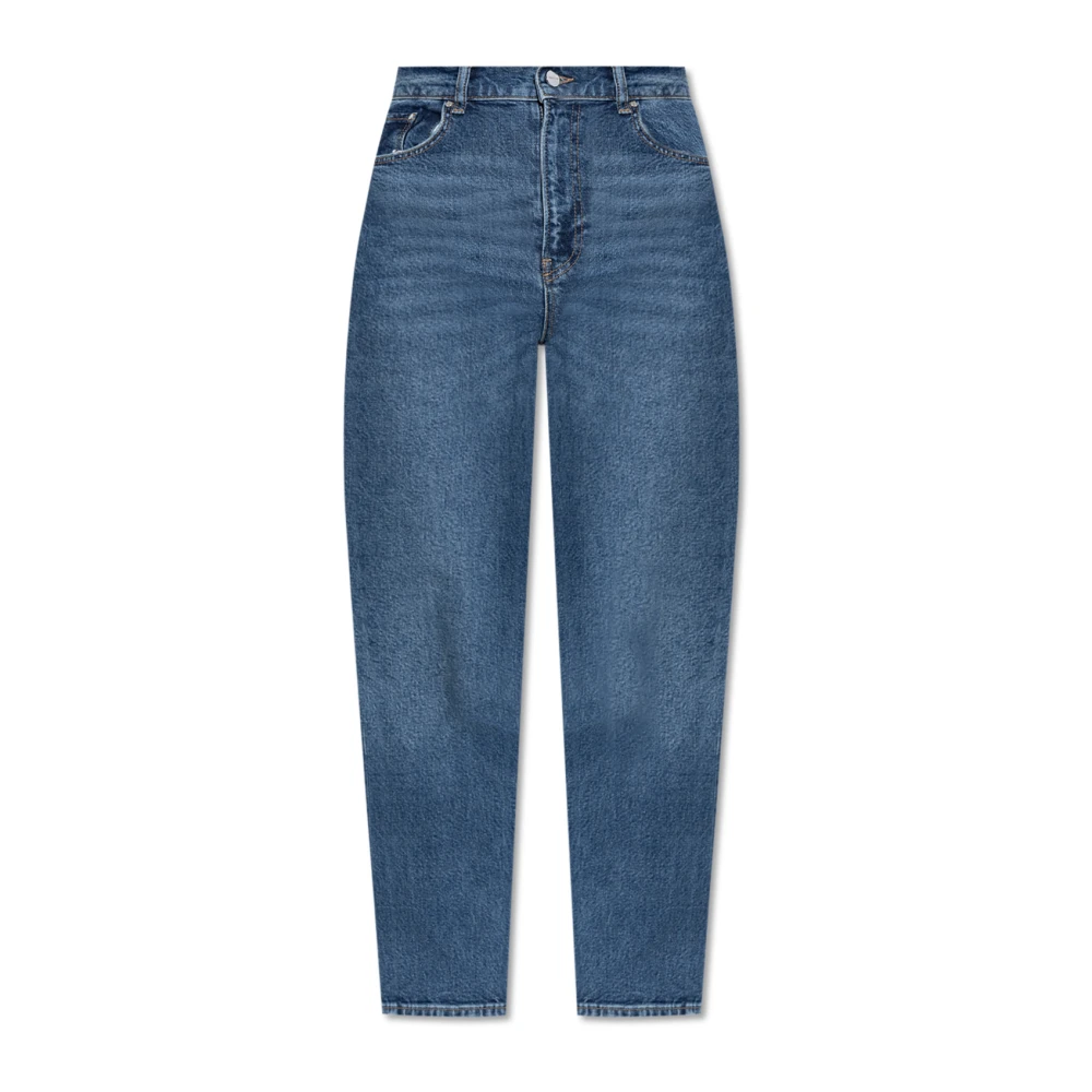 Anine Bing Logo Jeans Blue Dames