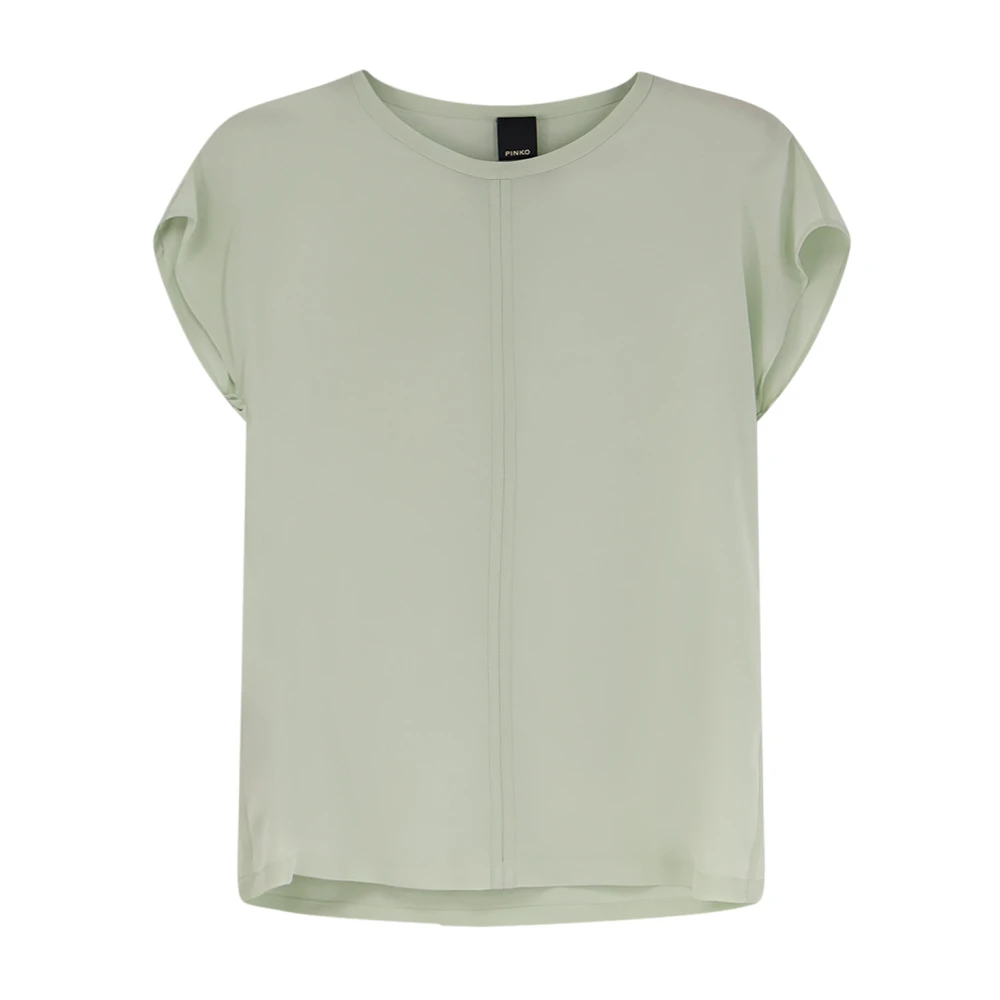 Pinko Vrouw Groente Overhemden Dames, Groen, L, Blossom Zijden Blouse