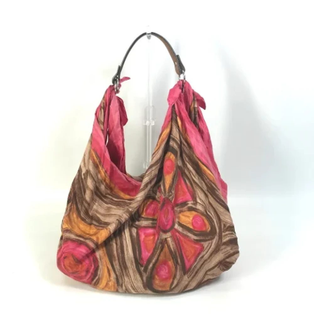 Celine Vintage Pre-owned Fabric celine-bags Pink Dames
