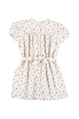 cherry-print-puff-sleeve-dress