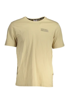 Beige Bomull Herr T-shirt