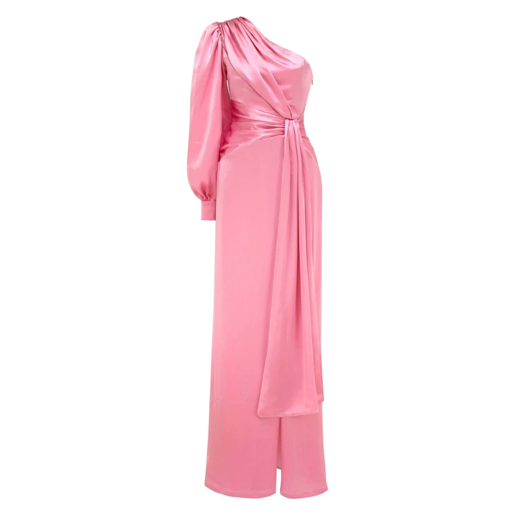 MVP wardrobe Grand Ribaud Long Dress Pink Dames