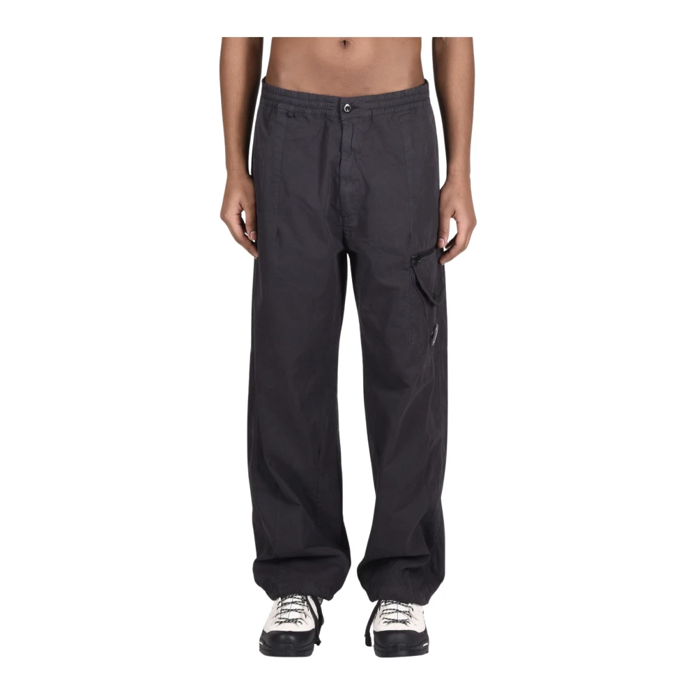C.P. Company Katoenen Broek voor Mannen Gray Heren