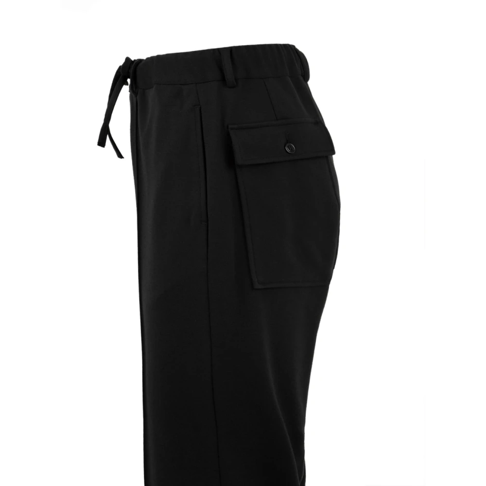 Daniele Alessandrini Zwarte broek voor heren Black Heren