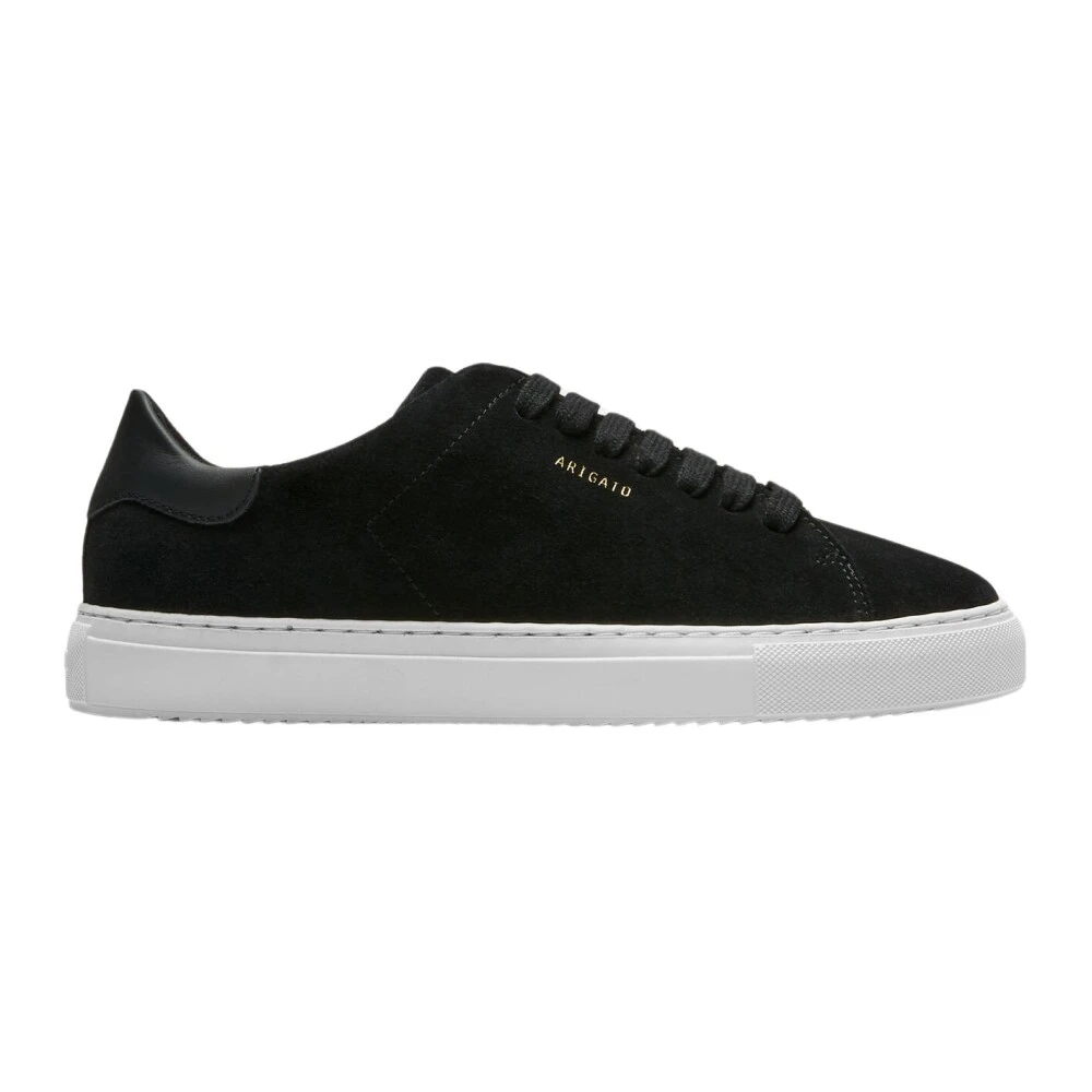 Axel Arigato Men's Black Clean 90 Suede Sneakers