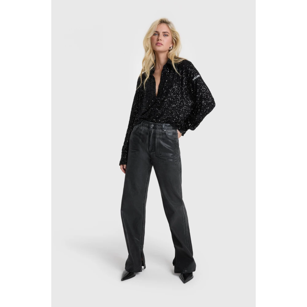 Alix The Label Stijlvolle Jeans voor Vrouwen Black Dames