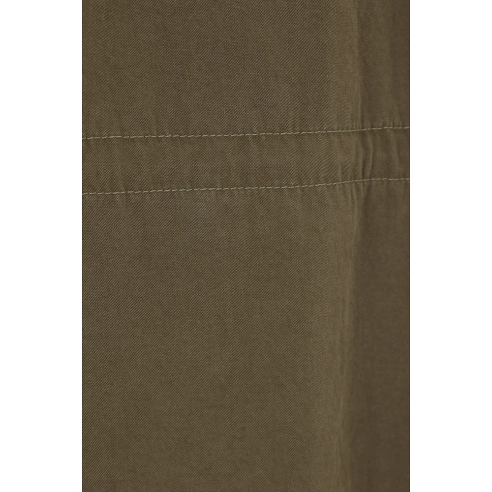 Burberry Militair Groene Katoenen Jas Green Heren