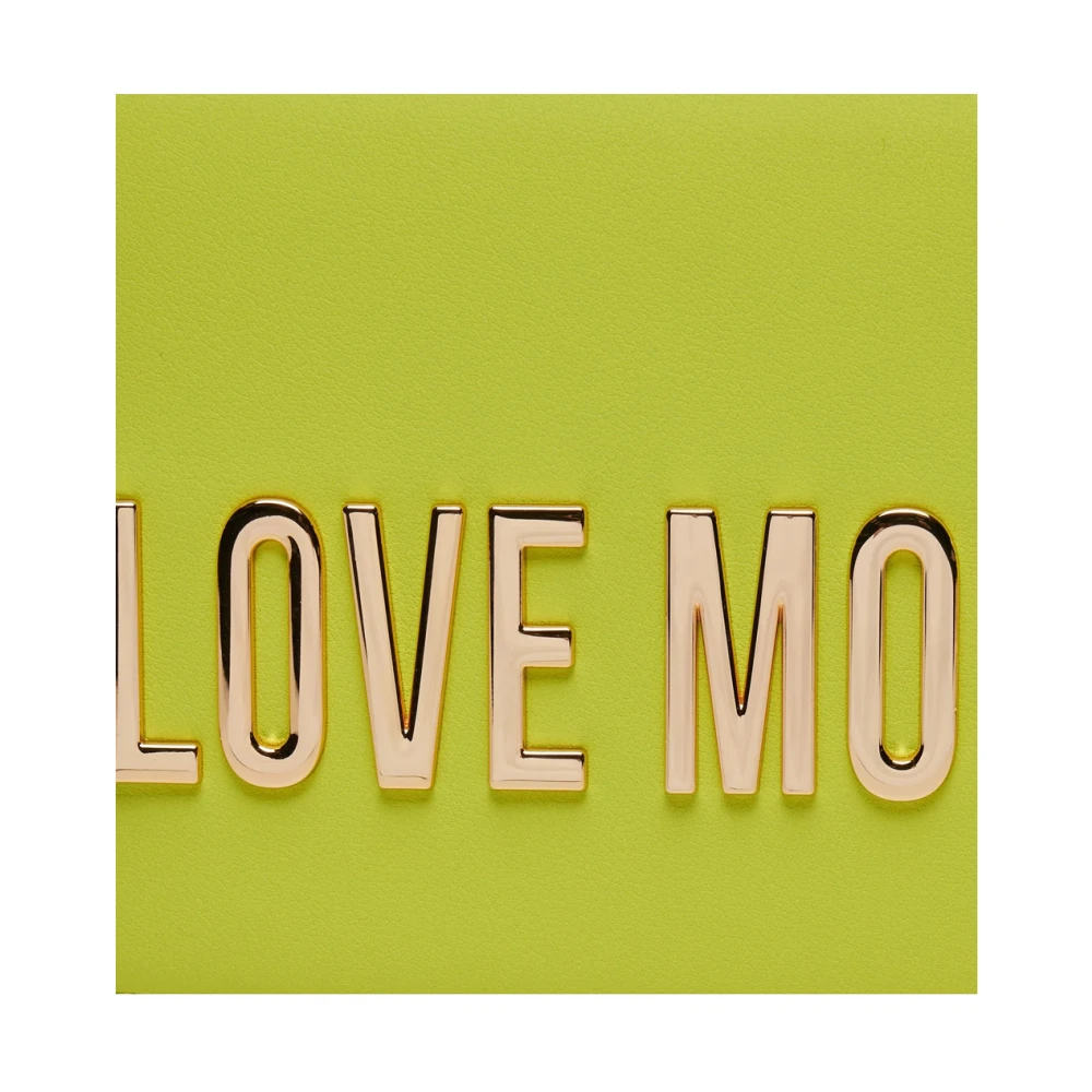 Love Moschino Limo Groene Schoudertas Metalen Details Green Dames