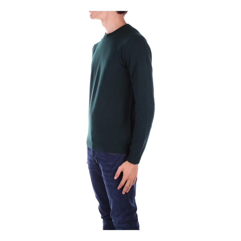 Woolrich Logo Zijtruien Green Heren