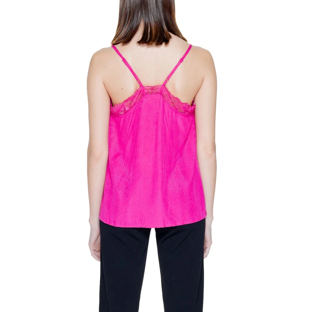 Vila Rosa Viscose Tanktop Pink Dames