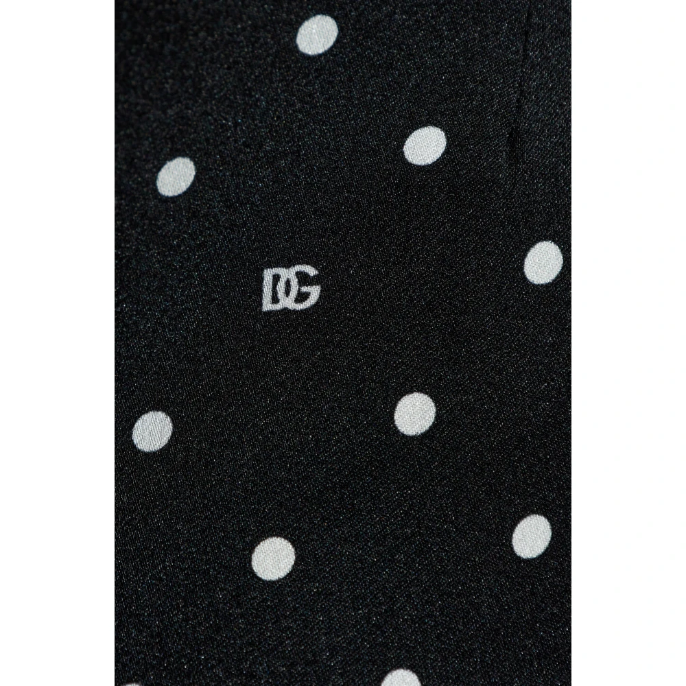 Dolce & Gabbana Zijden jurk Black Dames