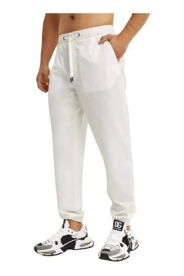 Vita Joggers med muddar
