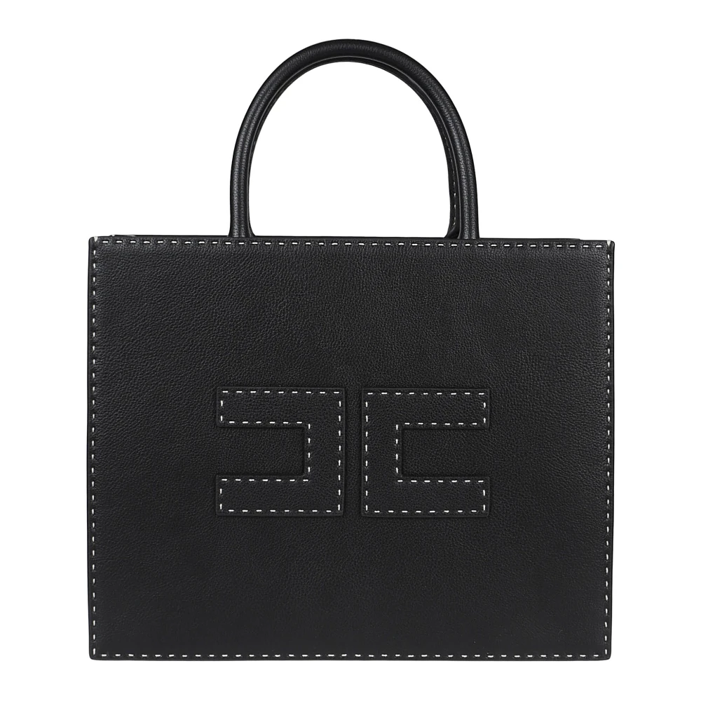 Elisabetta Franchi Stijlvolle Crossbody Tas voor Dagelijks Gebruik Black Dames
