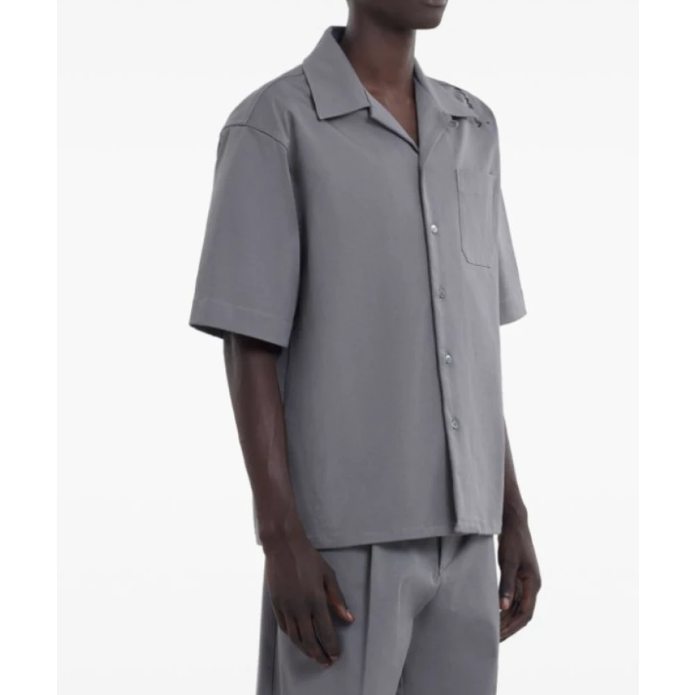 Marni Antiek Zilveren Overhemd Gray Heren
