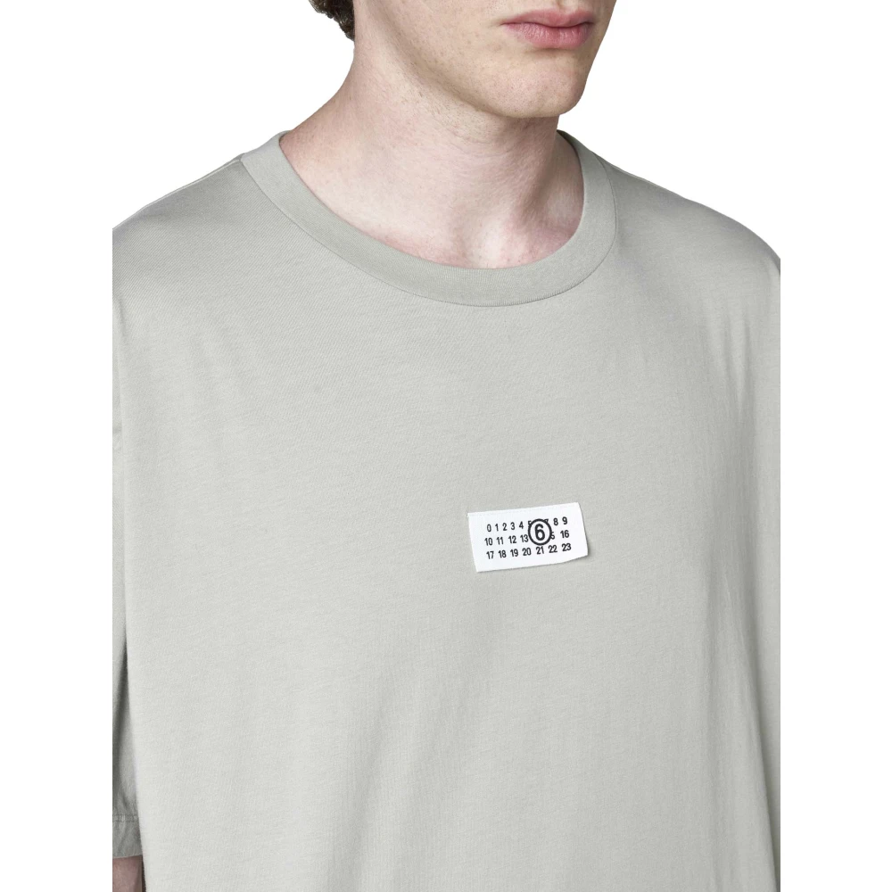 MM6 Maison Margiela Oversized T-Shirt Gray Heren