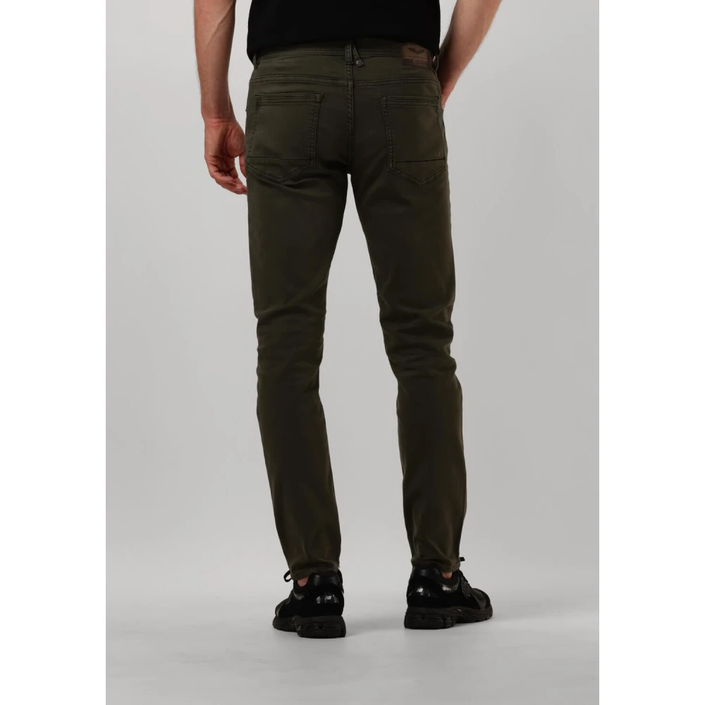 PME Legend Groene Tailwheel Gekleurde Sweat Slim Fit Jeans Green Heren