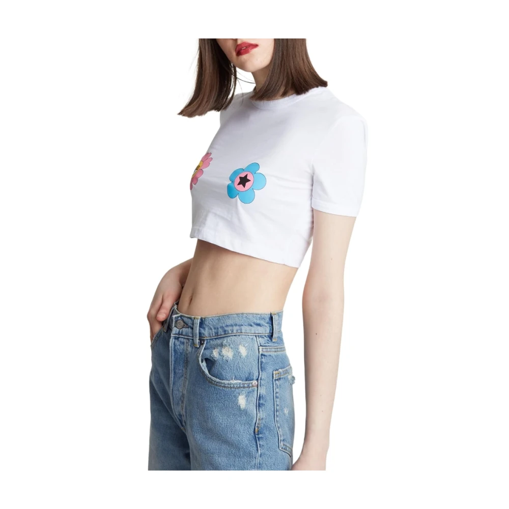 Chiara Ferragni Collection Korte Mouw T-shirt White Dames