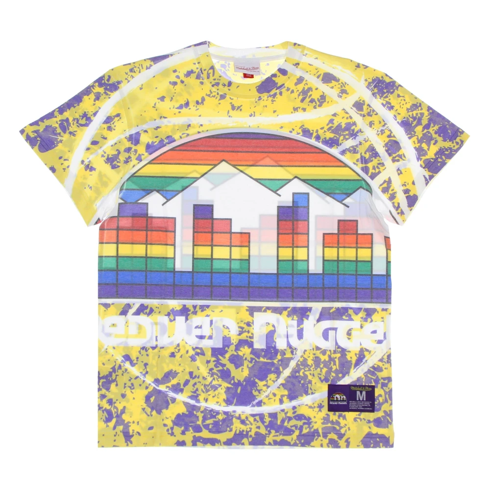 Mitchell & Ness Denver Nuggets NBA Tee Hardwood Classics Multicolor Heren