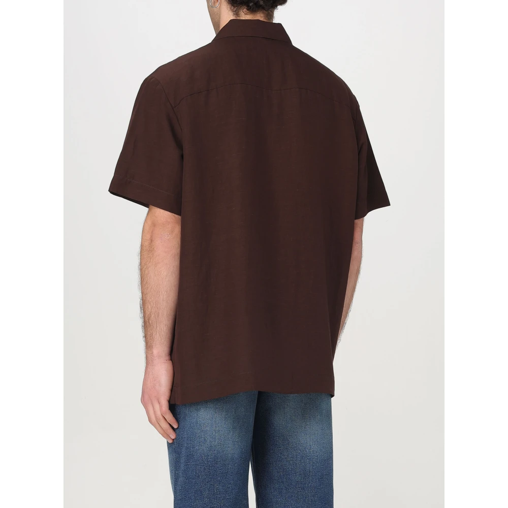 A.p.c. ROY Shirt voor Mannen Brown Heren