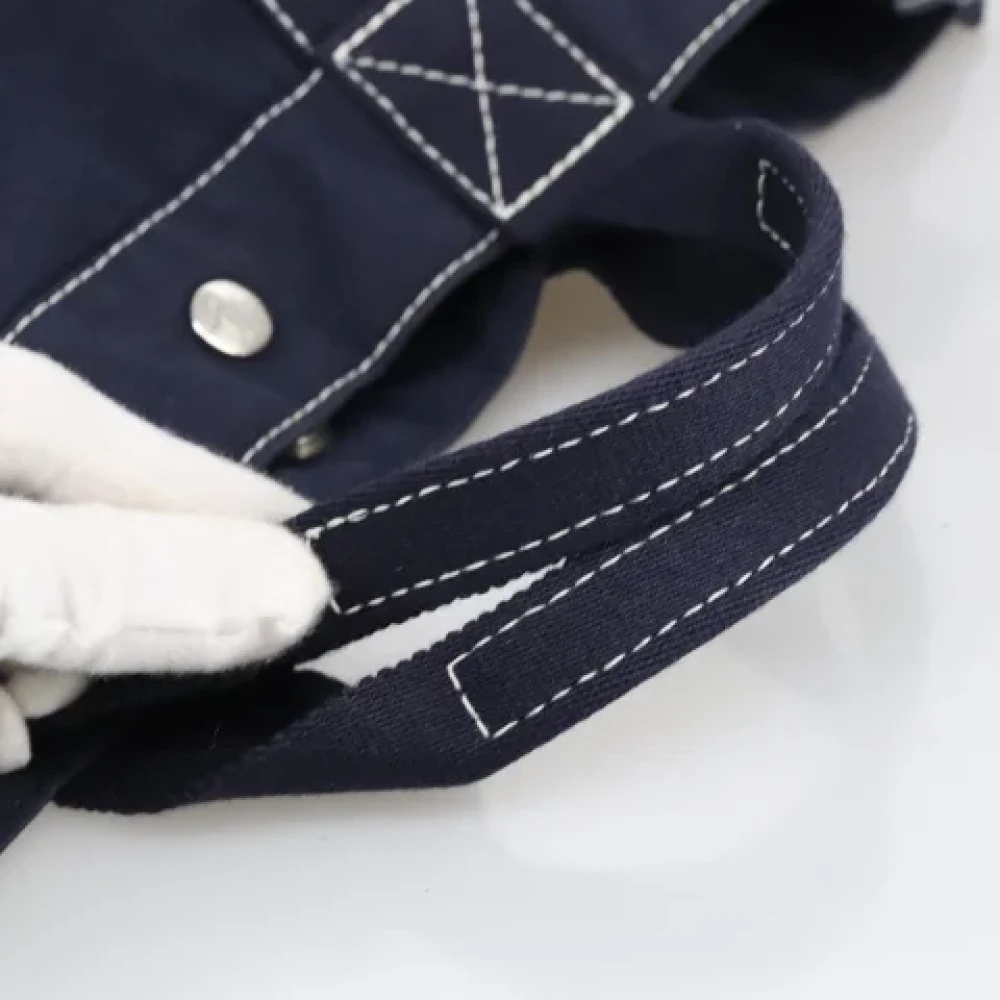 Hermès Vintage Pre-owned Canvas totes Blue Dames