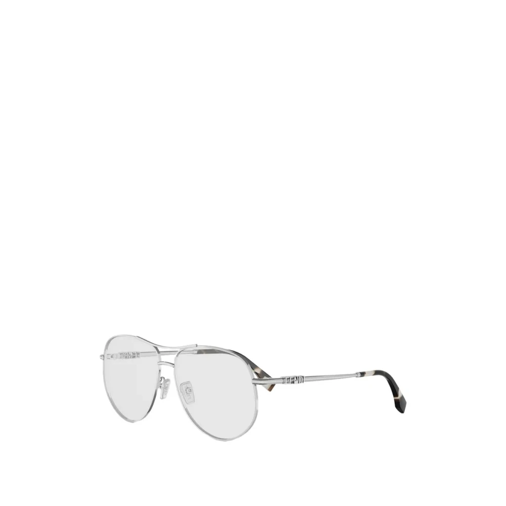 Fendi Gray Eyeglasses - Female - Glasses - 59 Mm - Accessories