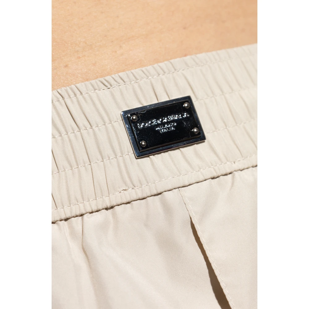 Dolce & Gabbana Zwembroek Beige Heren