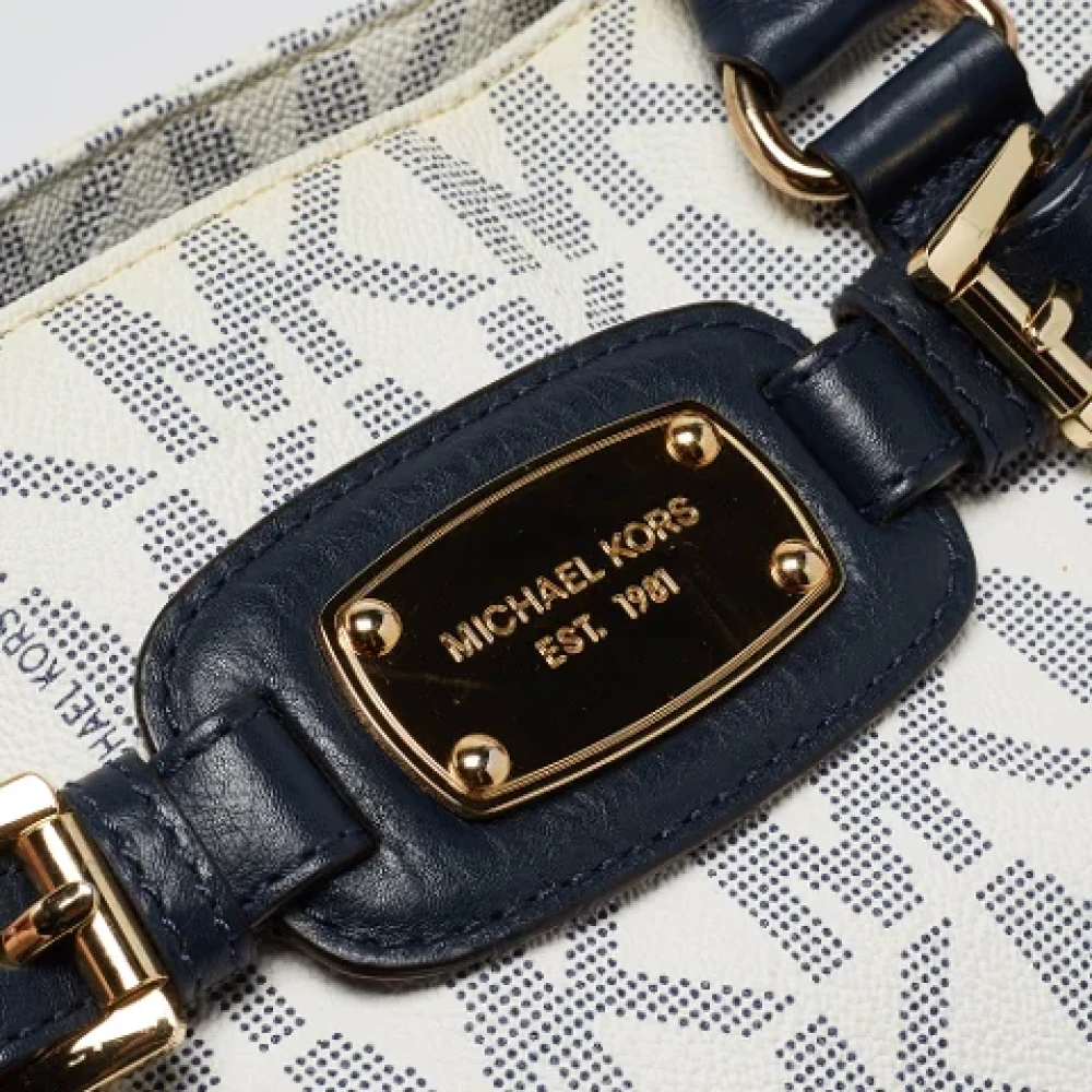 Michael Kors Pre-owned Coated canvas handbags White Dames