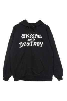 Skate Destroy Hoodie Svart