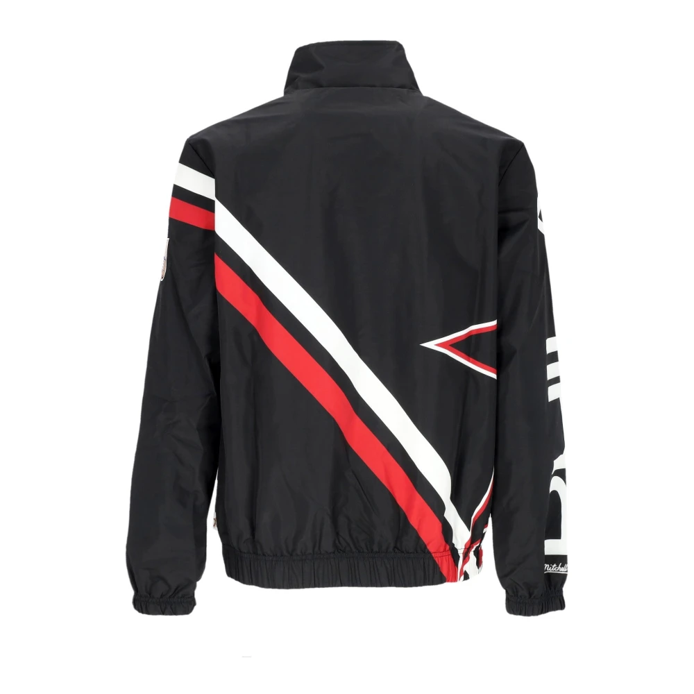 Mitchell & Ness NBA Exploded Logo Windbreaker Jas Black Heren
