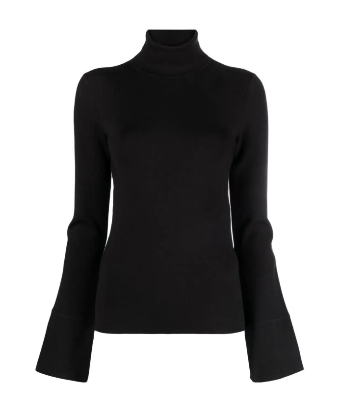 sweat-shirt-decontracte-en-soie-stretch-noire