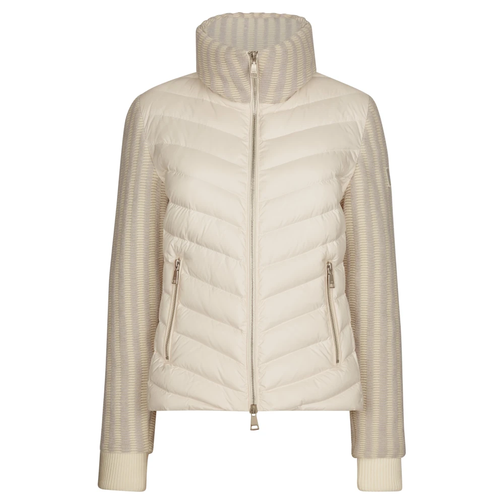Add Bomber IN Cocoon + Bubble UP Gebreid Beige Dames