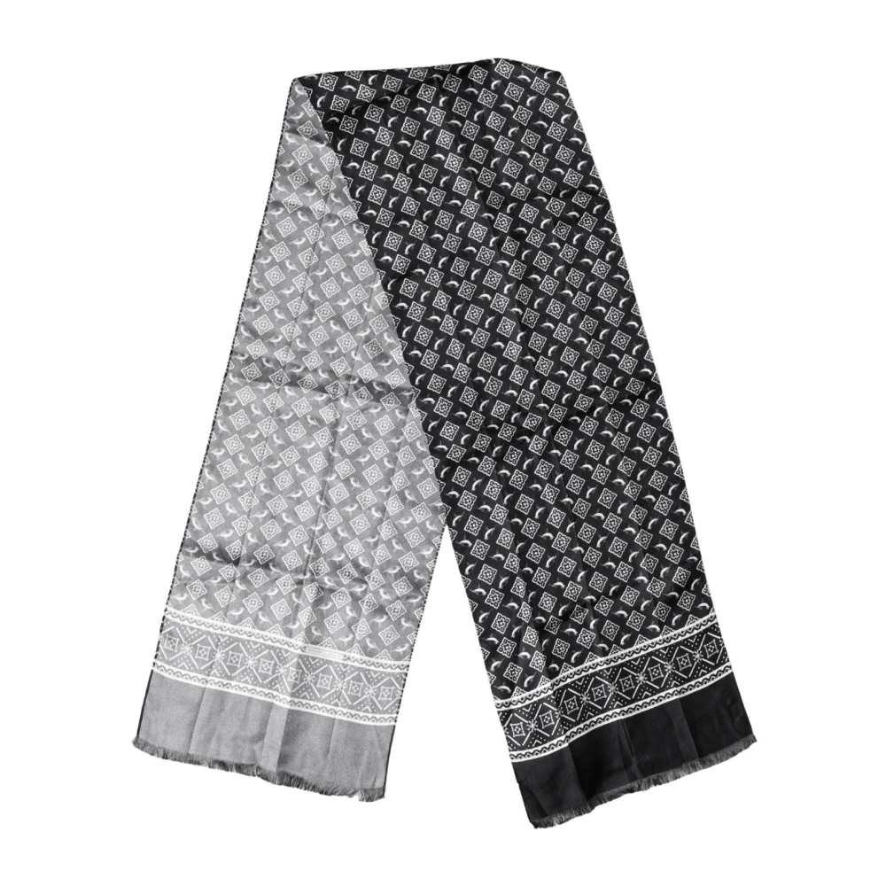 Dolce & Gabbana Men's Multicolor Silk Bird Fringe Wrap Foulard Scarf - Silk Scarves - One Size - Accessories