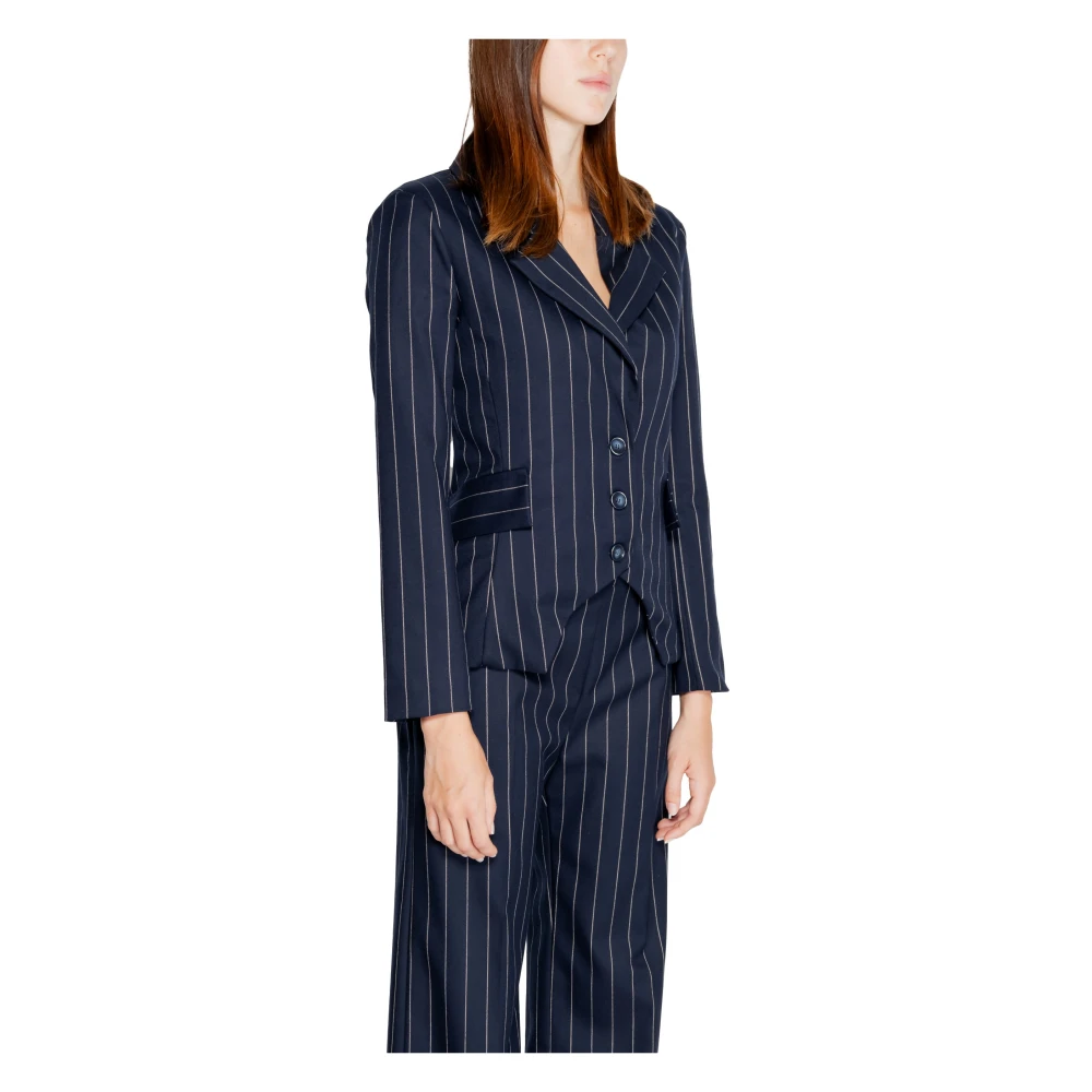 RINASCIMENTO Sophisticated Blazer Blue Dames