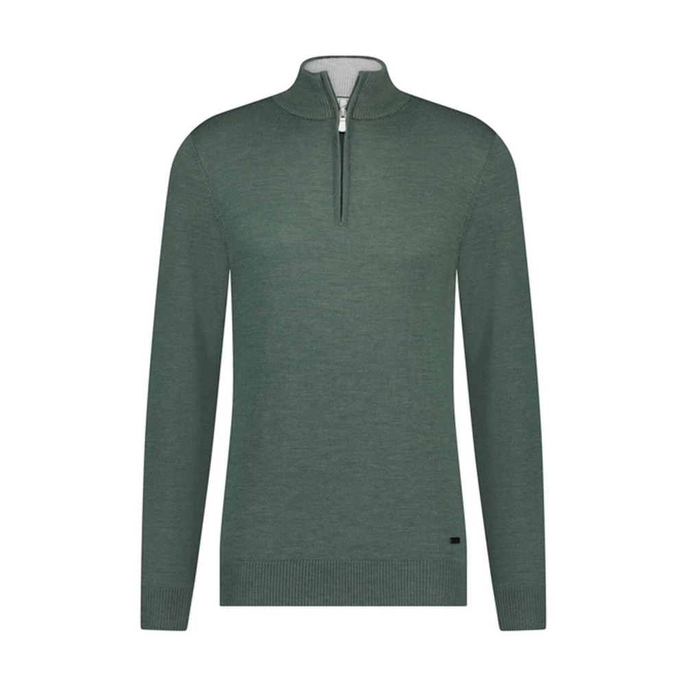 Born With Appetite Lux Halfzip Pullover Green Heren