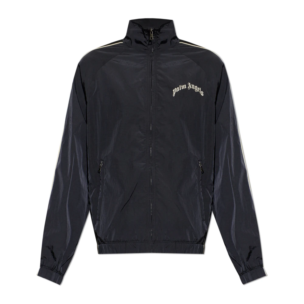 Palm Angels Mannelijk Zwart Jassen Heren, S, Lichtgewicht Turtleneck Jas