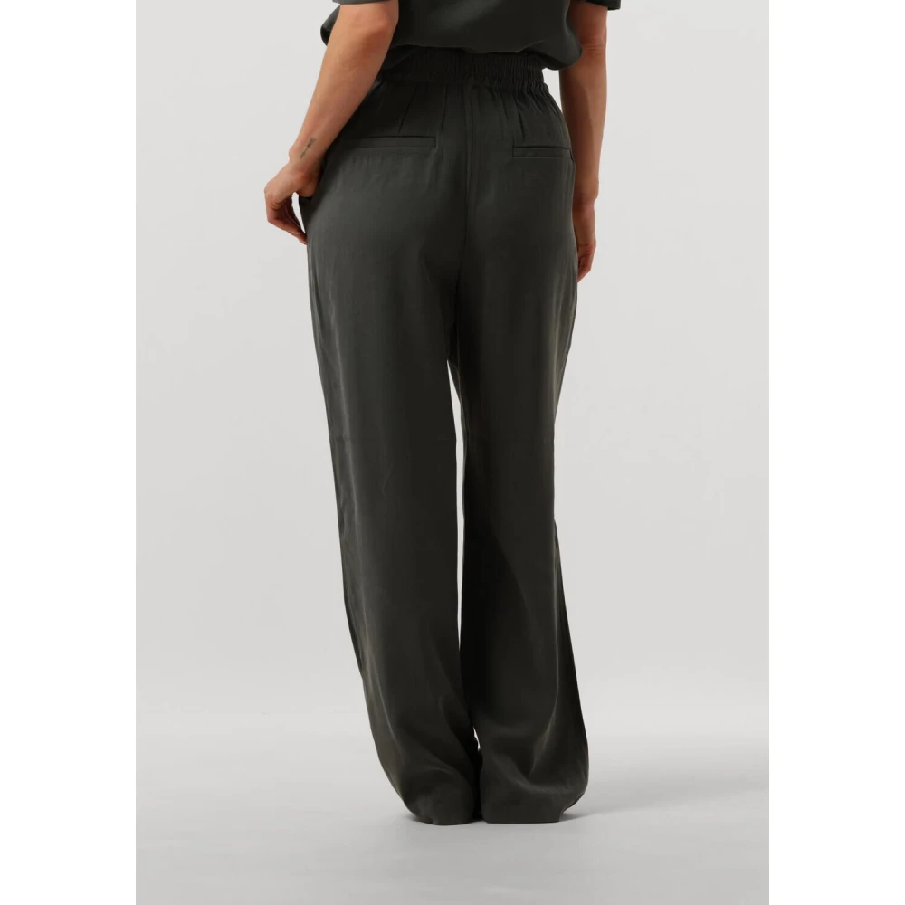 Modström Fanyamd wijde broek Green Dames