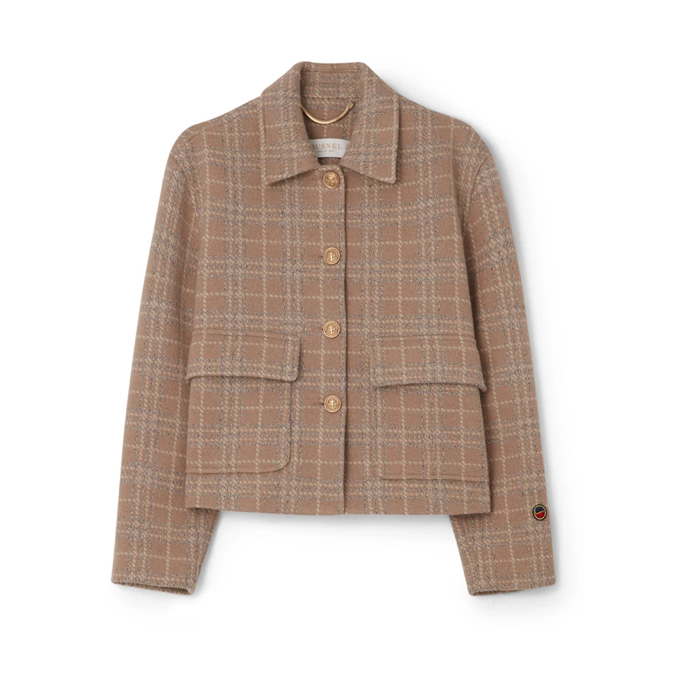 Busnel Becky Jas Toffee Check Beige Dames