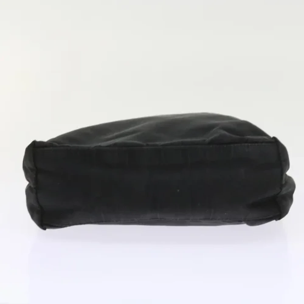 Prada Vintage Pre-owned Nylon handbags Black Dames