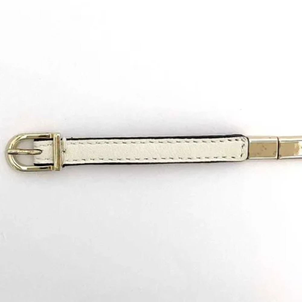 Valentino Vintage Pre-owned Fabric belts Beige Dames