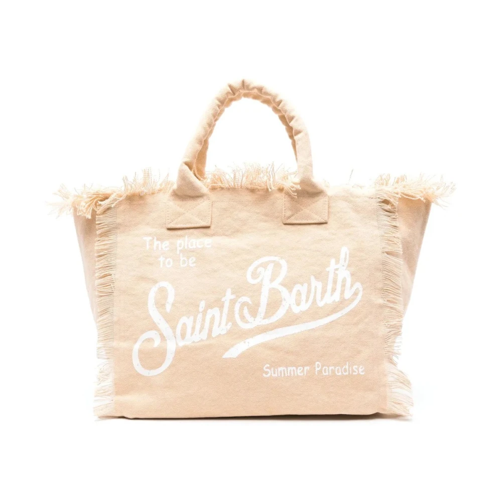 Mc2 Saint Barth Women's Beige Shopping Bags, One Size, Vanity Tote Bag