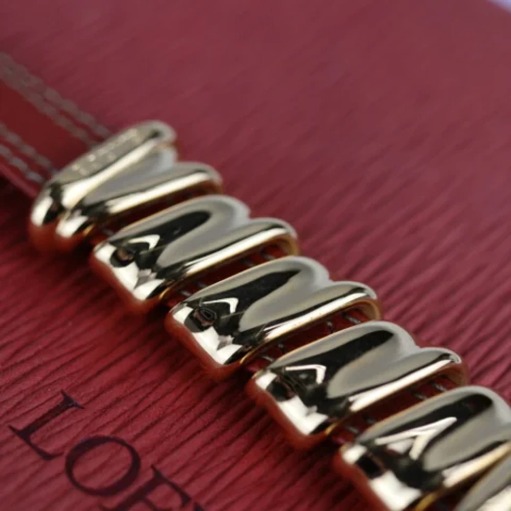 Loewe Pre-owned Fabric clutches Brown Dames
