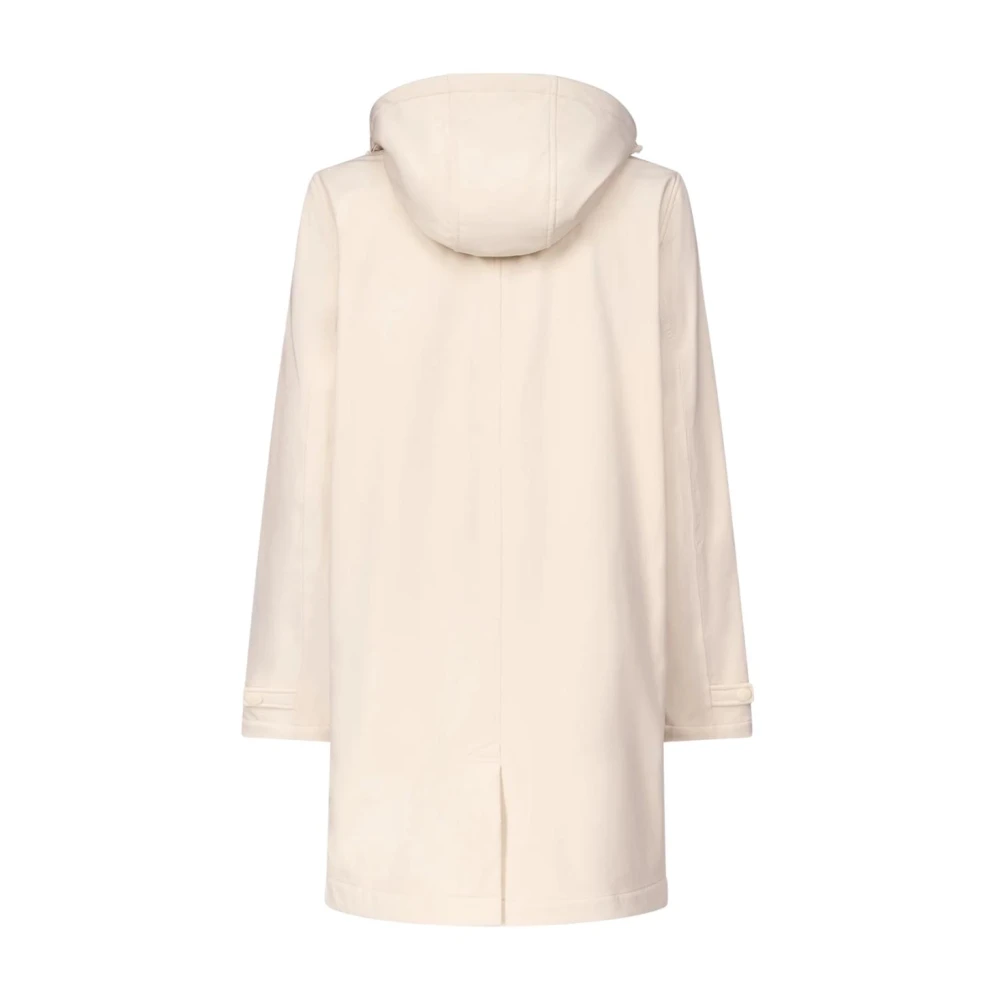 Jott Waterdichte Parka met Afneembare Capuchon Beige Dames